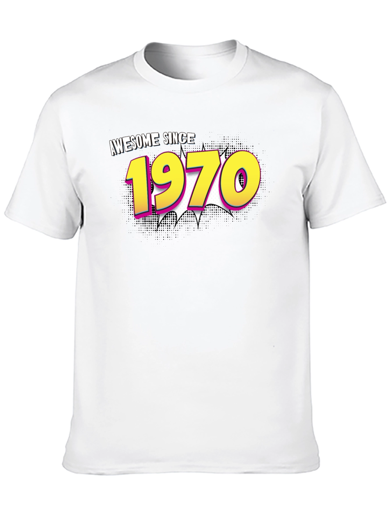 Awesome Since 1970 Black T-Shirt