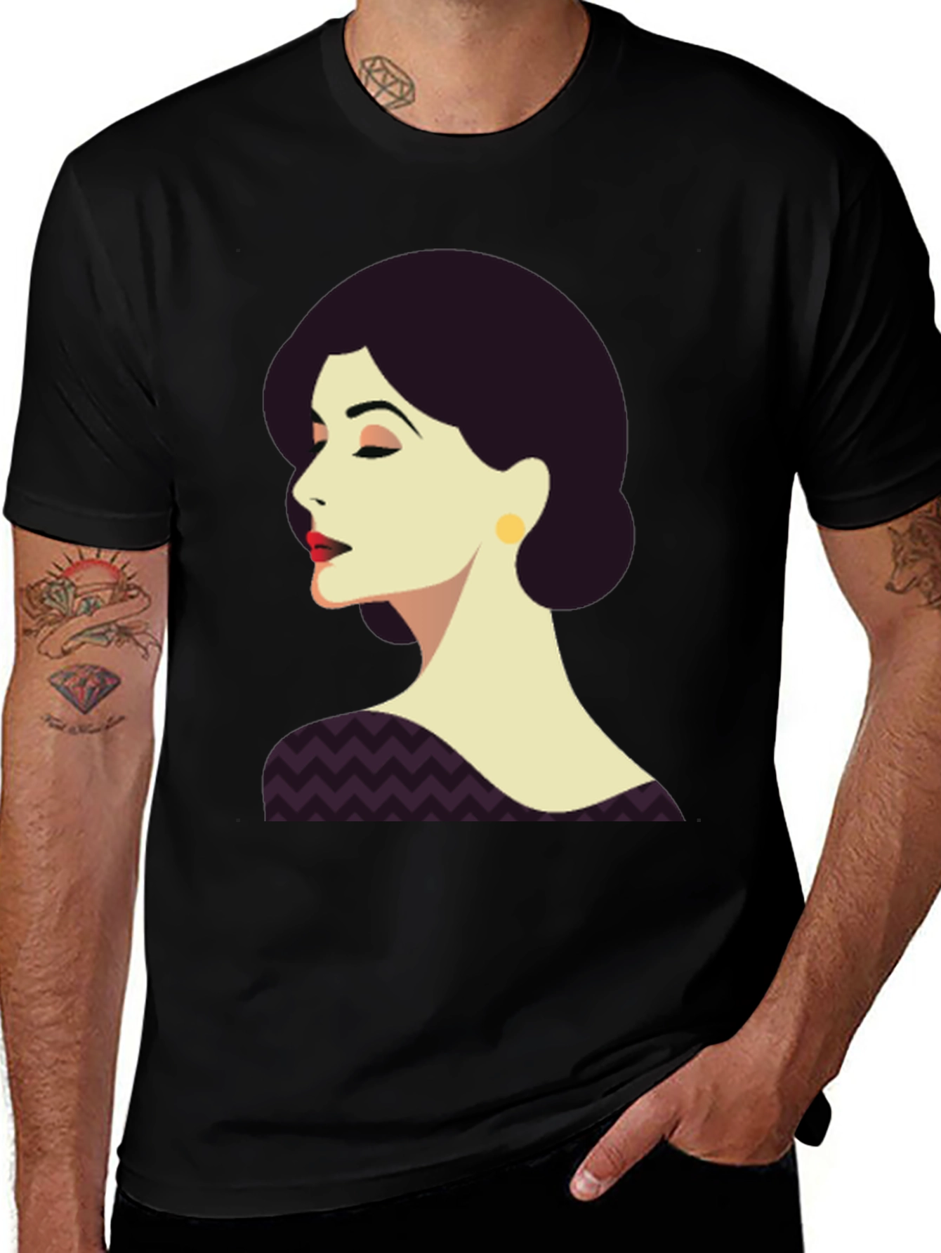 Elegant Woman Graphic T-Shirt