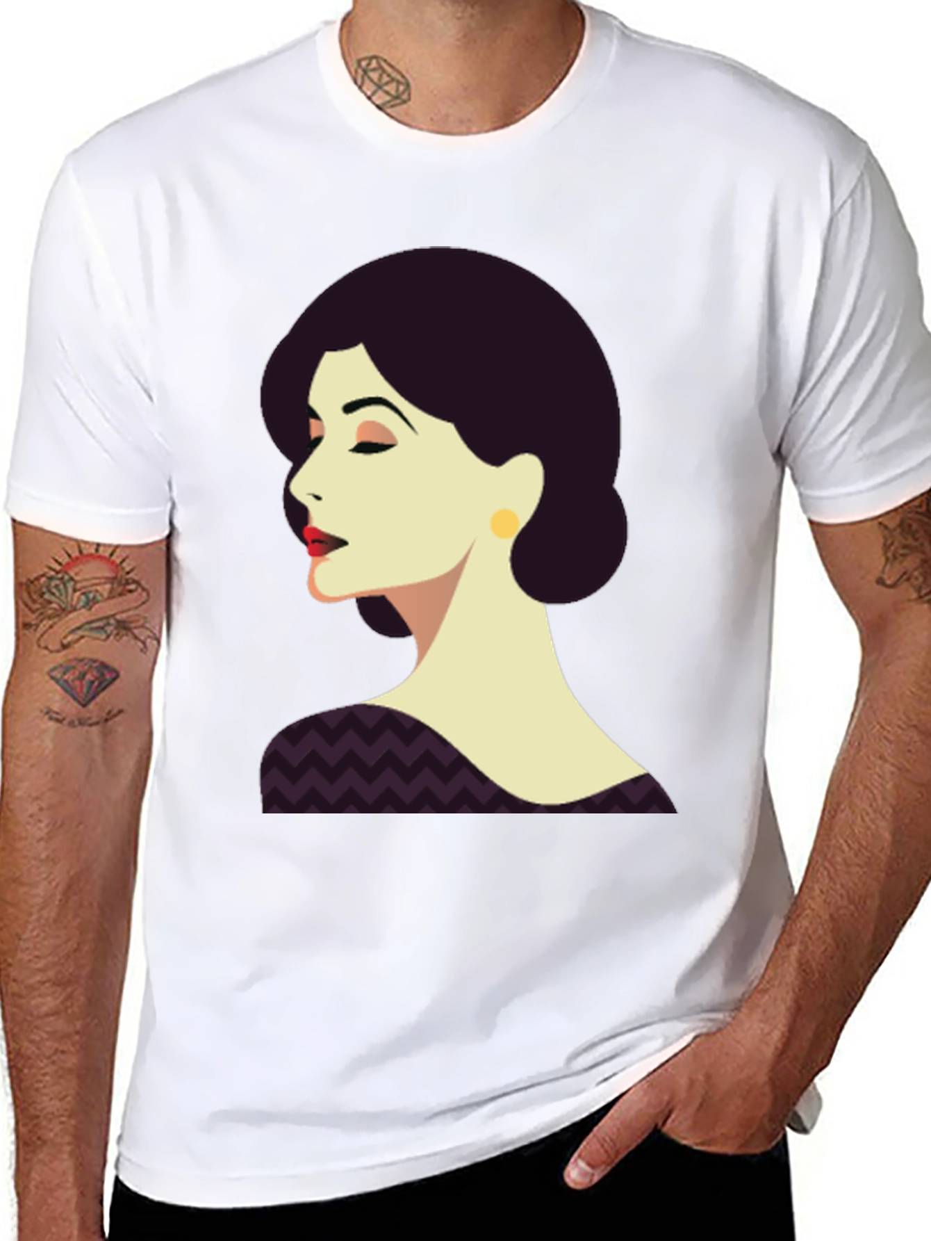 Elegant Woman Graphic T-Shirt
