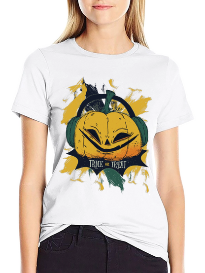 Halloween Pumpkin Headphone T-Shirt