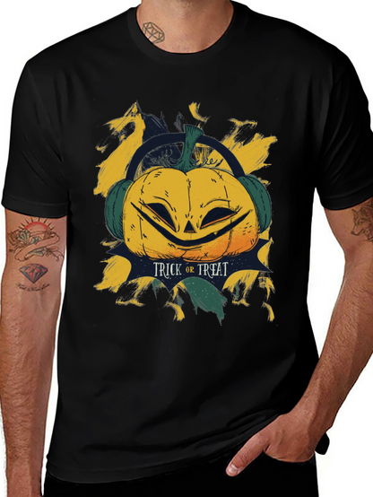 Halloween Pumpkin Headphone T-Shirt