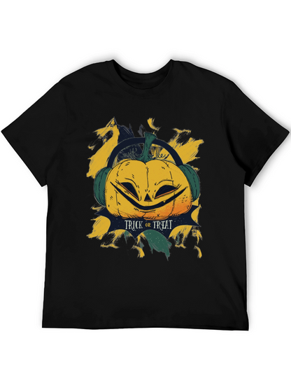 Halloween Pumpkin Headphone T-Shirt