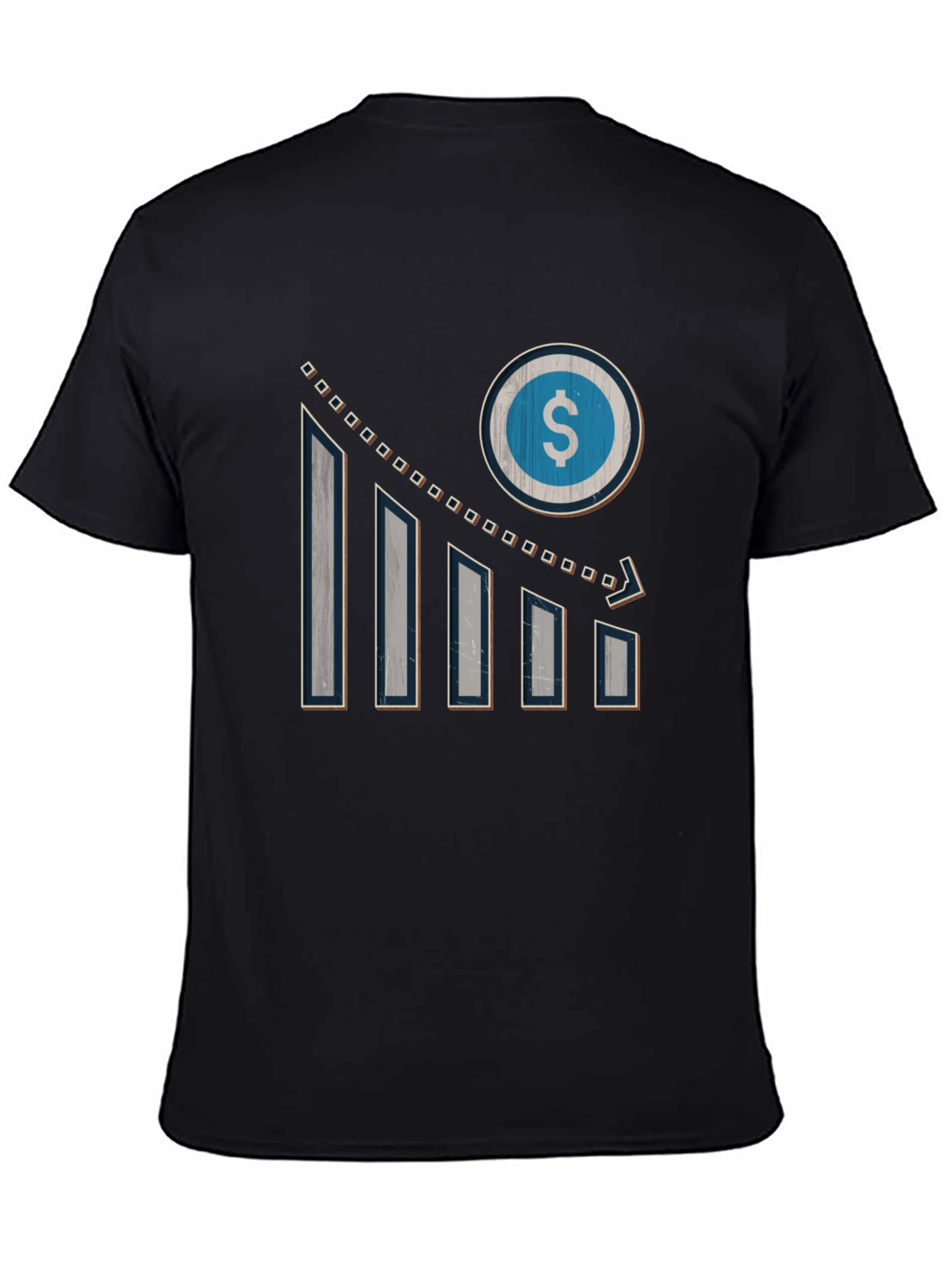 Mens Graphic Tee - Dollar Sign Chart