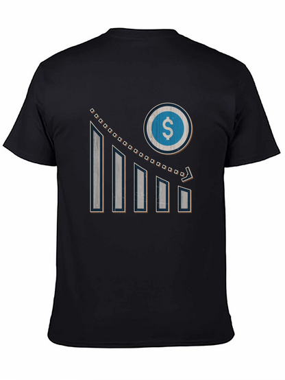Mens Graphic Tee - Dollar Sign Chart