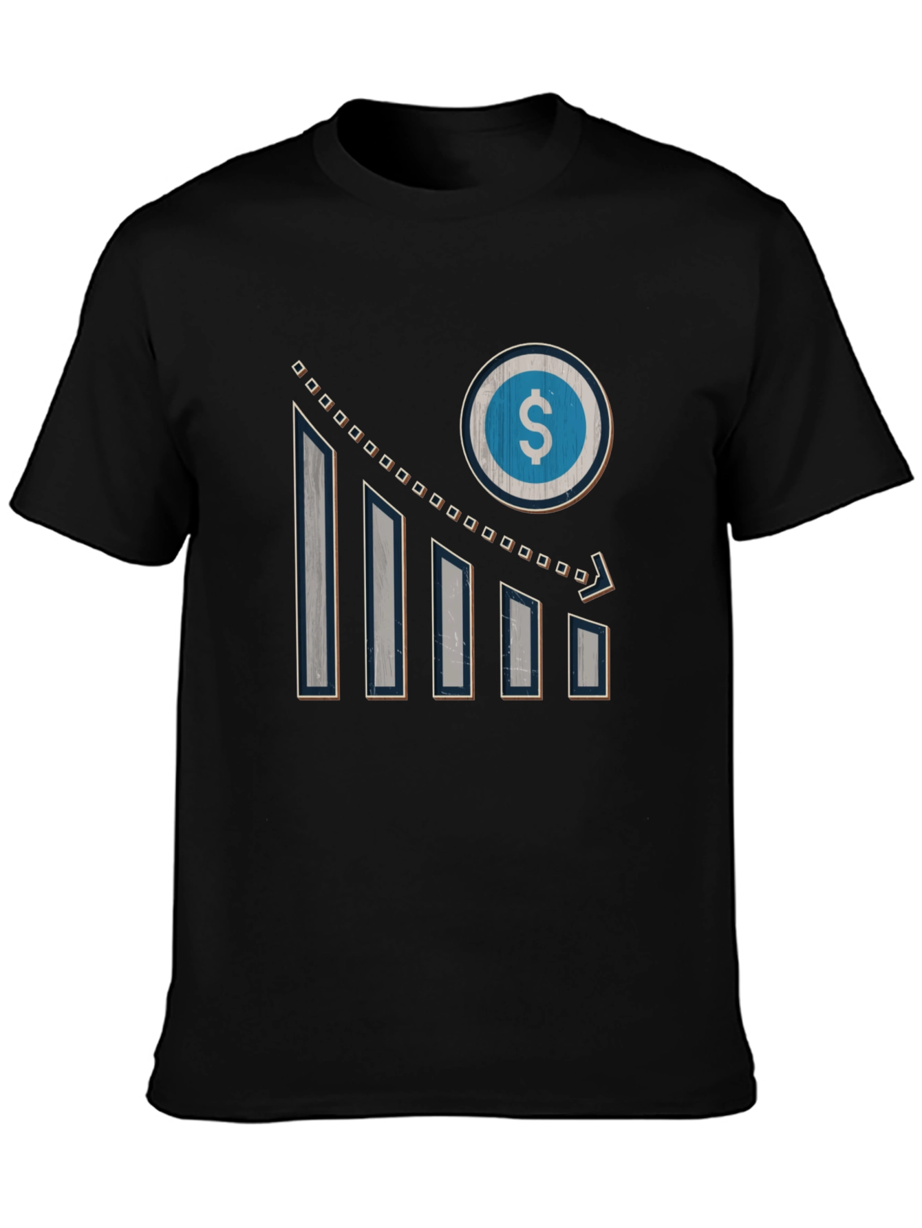 Mens Graphic Tee - Dollar Sign Chart