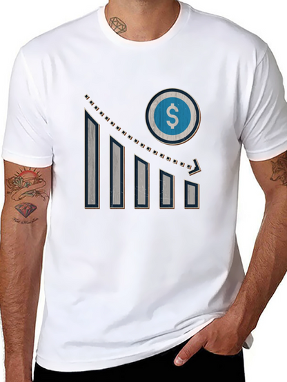 Mens Graphic Tee - Dollar Sign Chart