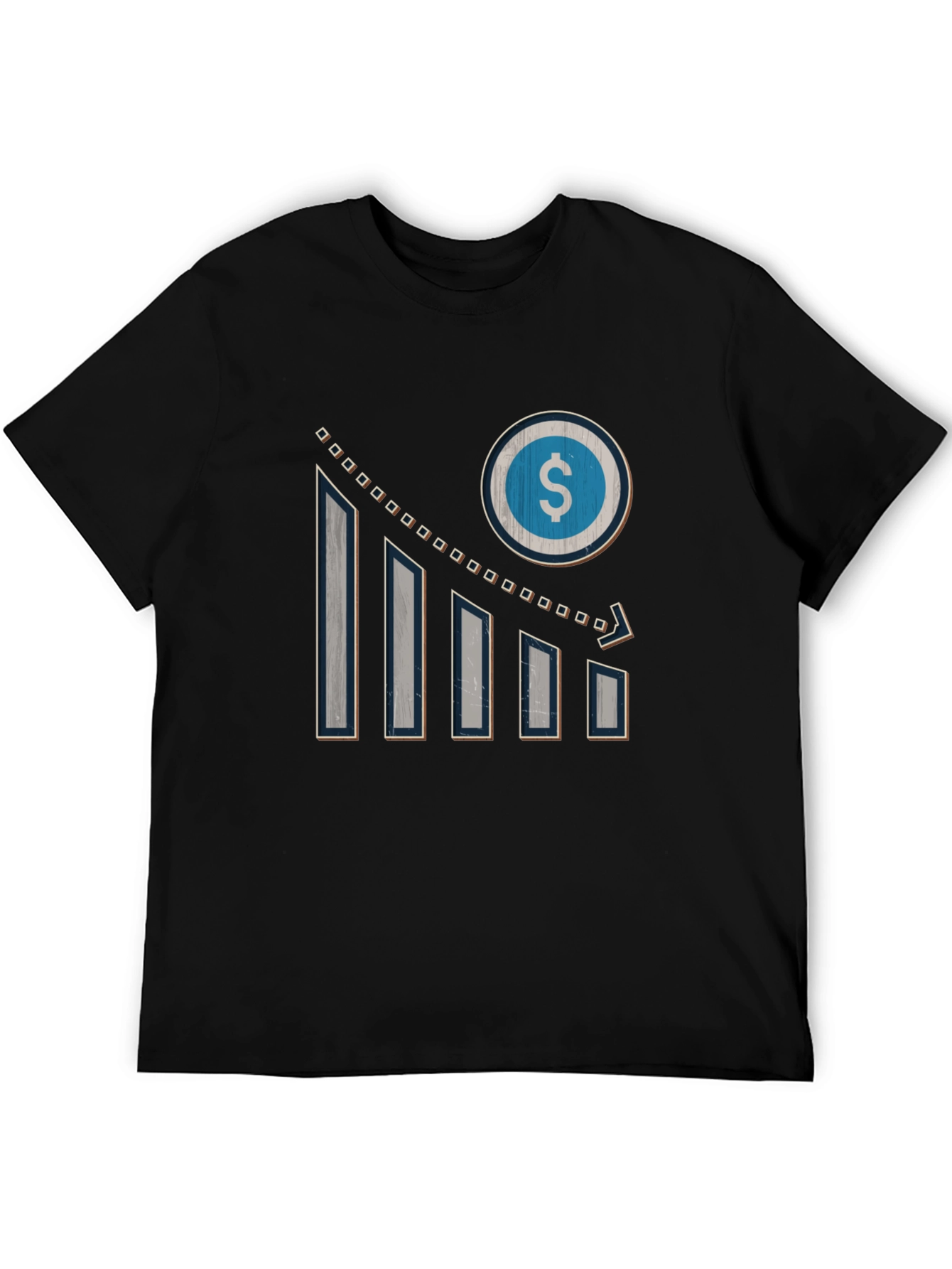 Mens Graphic Tee - Dollar Sign Chart