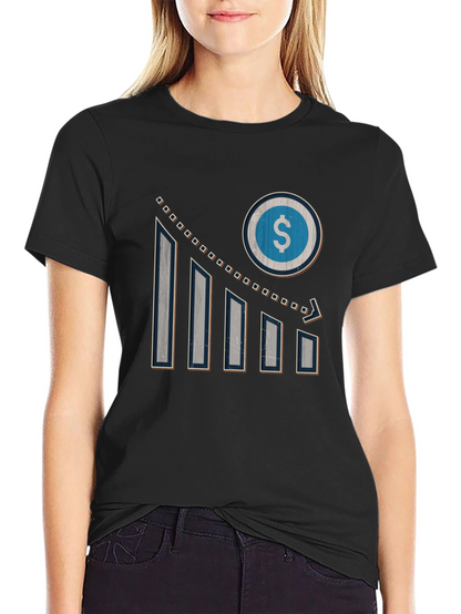 Mens Graphic Tee - Dollar Sign Chart