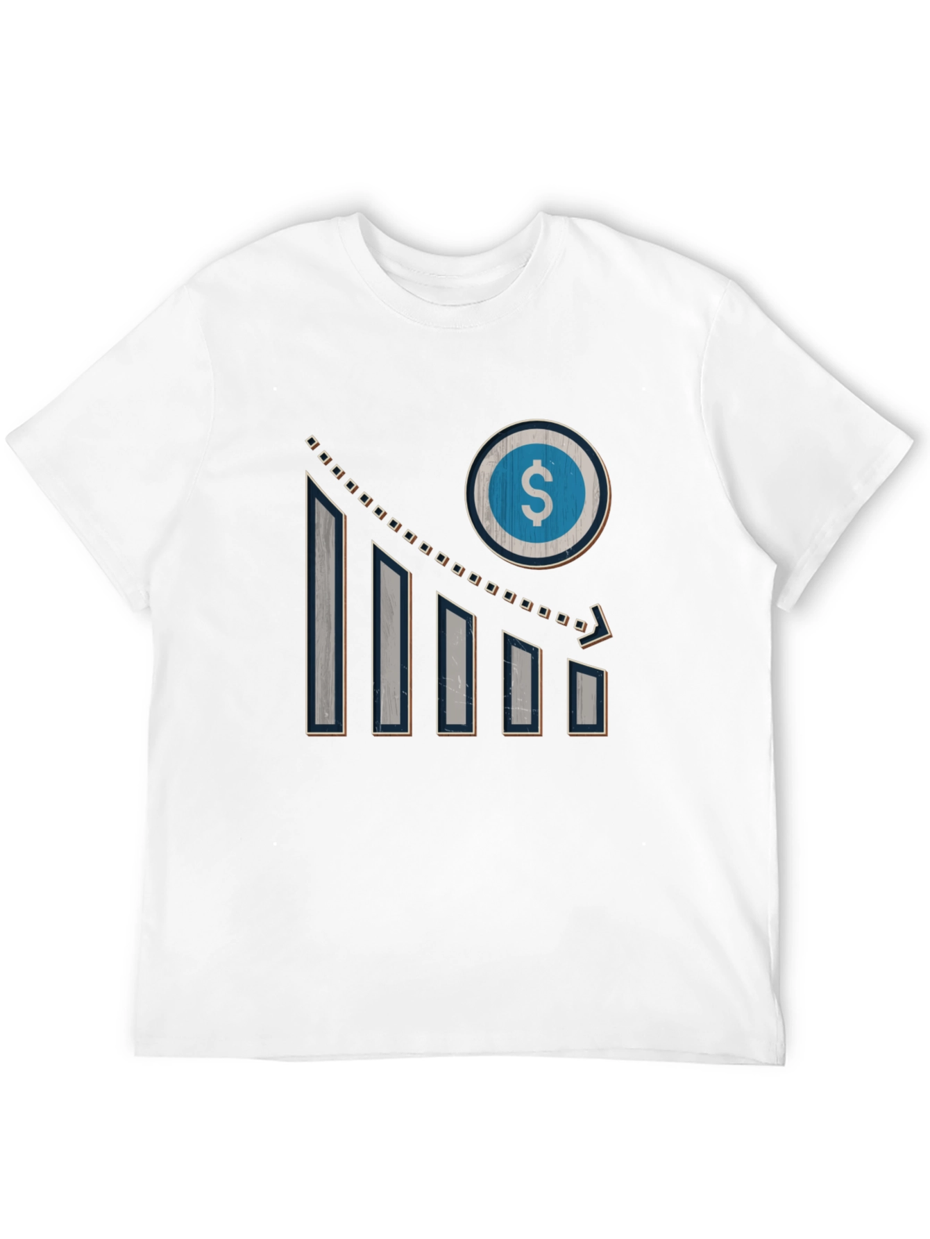 Mens Graphic Tee - Dollar Sign Chart