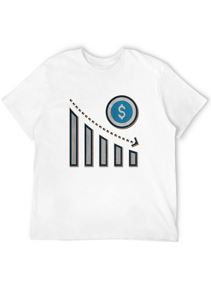 Mens Graphic Tee - Dollar Sign Chart