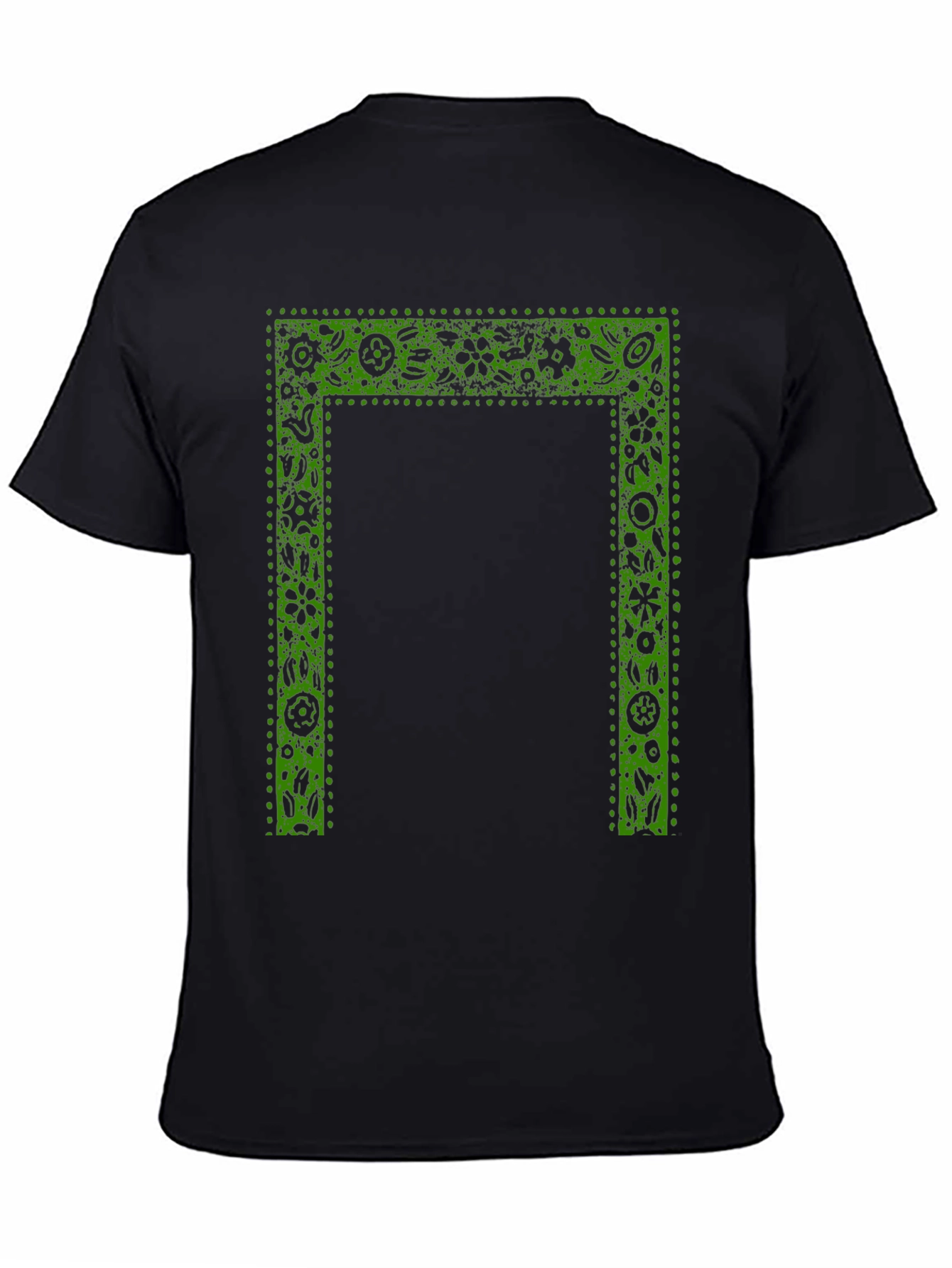 Botanical Frame Black T-Shirt
