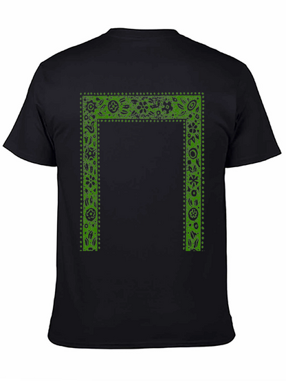 Botanical Frame Black T-Shirt