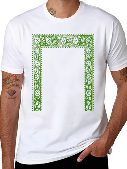 Botanical Frame Black T-Shirt