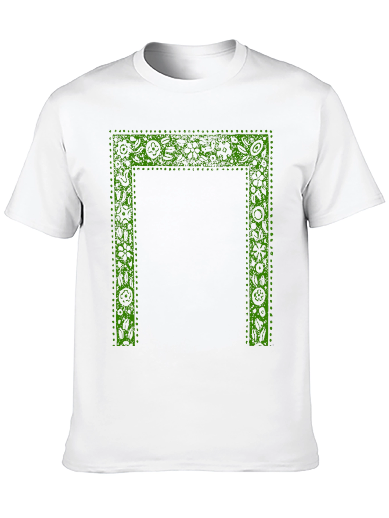 Botanical Frame Black T-Shirt