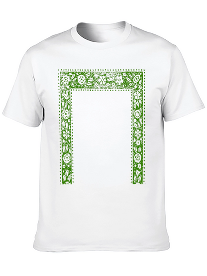 Botanical Frame Black T-Shirt