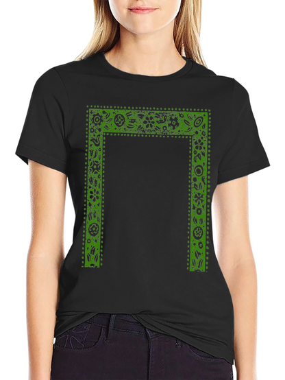 Botanical Frame Black T-Shirt
