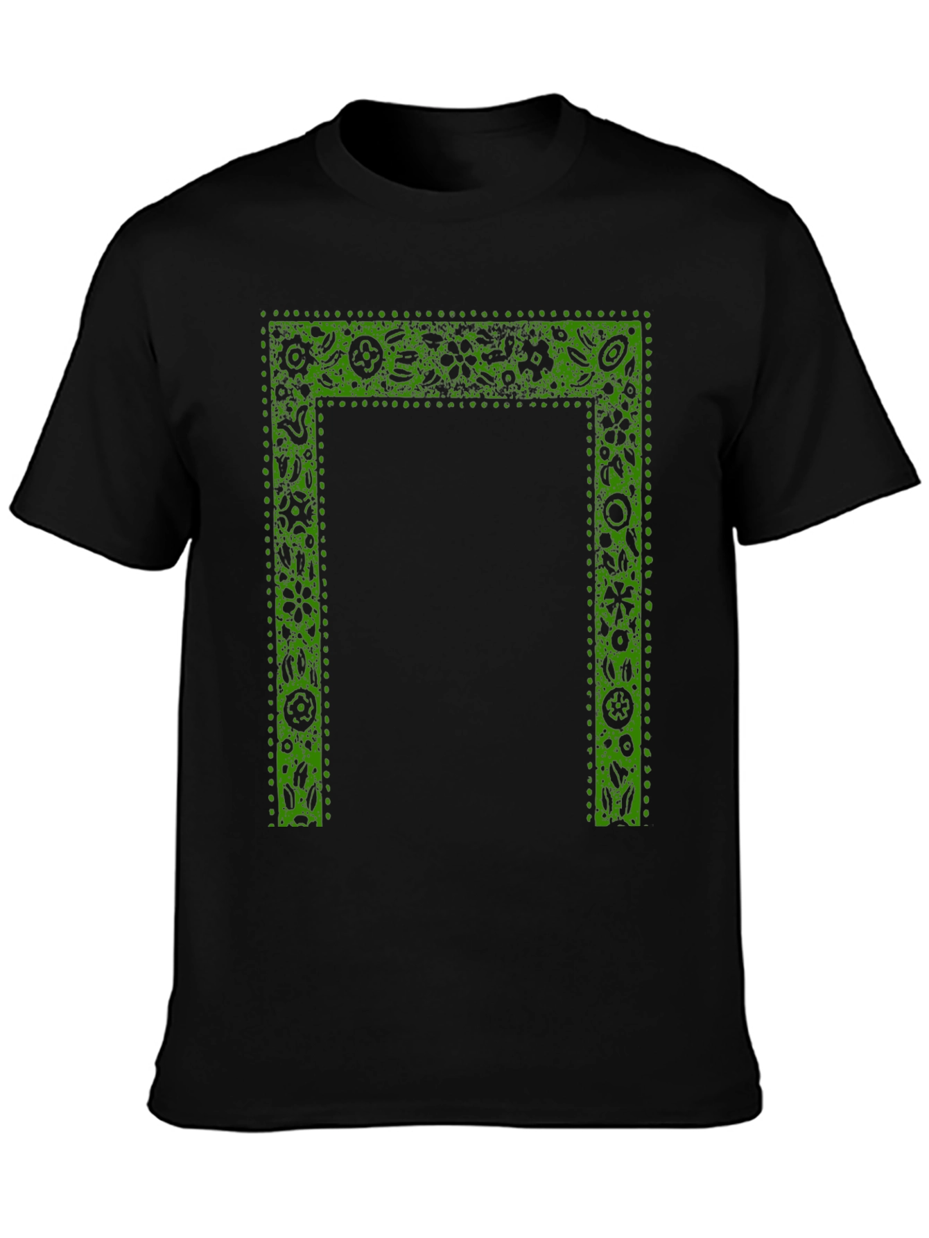 Botanical Frame Black T-Shirt
