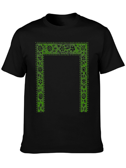 Botanical Frame Black T-Shirt