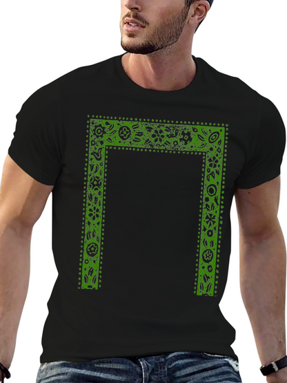 Botanical Frame Black T-Shirt