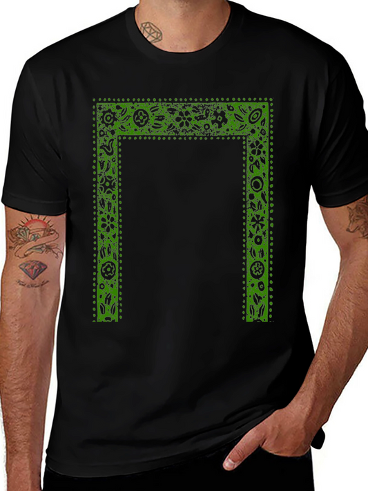 Botanical Frame Black T-Shirt