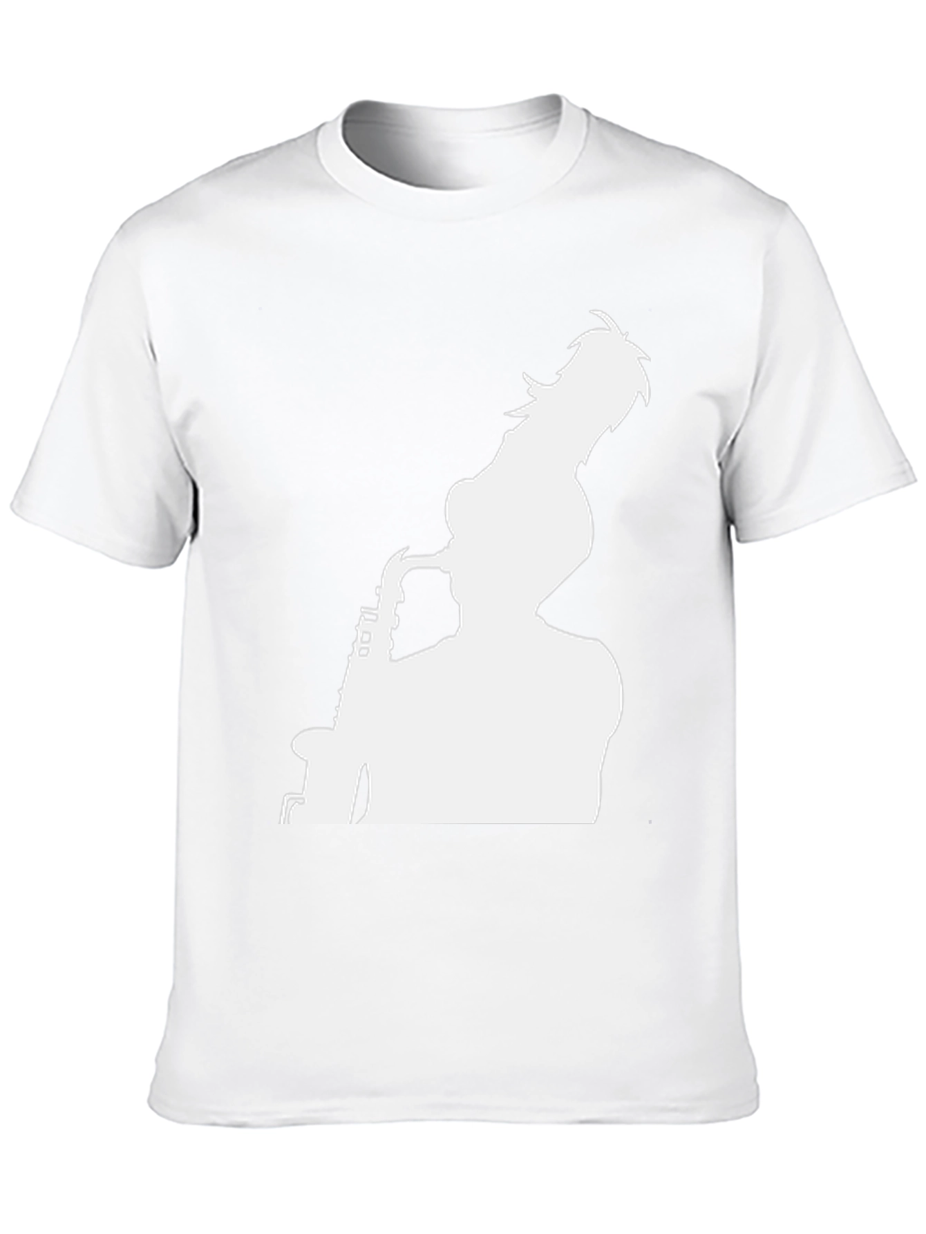 Saxophone Player Graphic Tee - Black
