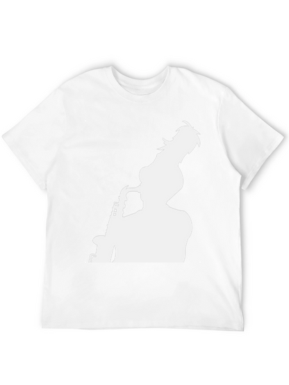 Saxophone Player Graphic Tee - Black
