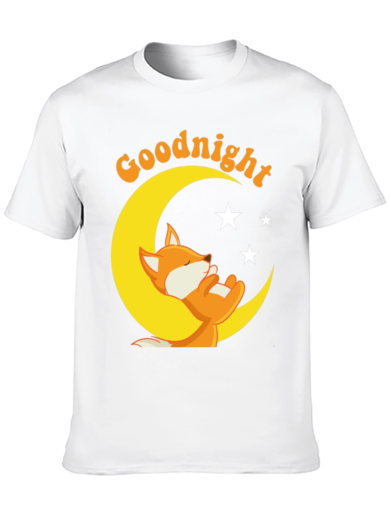 Goodnight Fox on Moon T-Shirt
