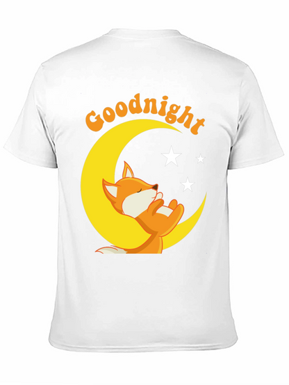 Goodnight Fox on Moon T-Shirt