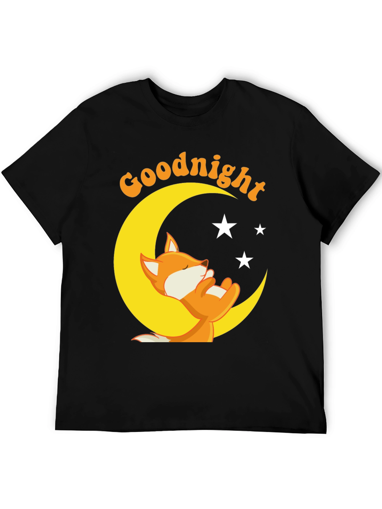 Goodnight Fox on Moon T-Shirt
