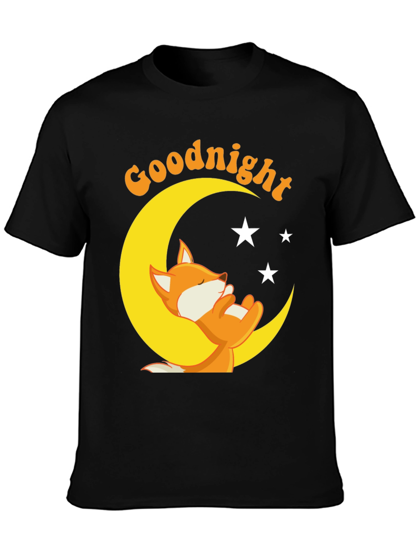 Goodnight Fox on Moon T-Shirt