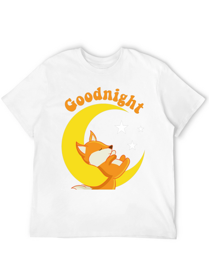 Goodnight Fox on Moon T-Shirt