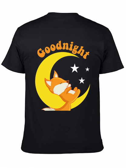 Goodnight Fox on Moon T-Shirt