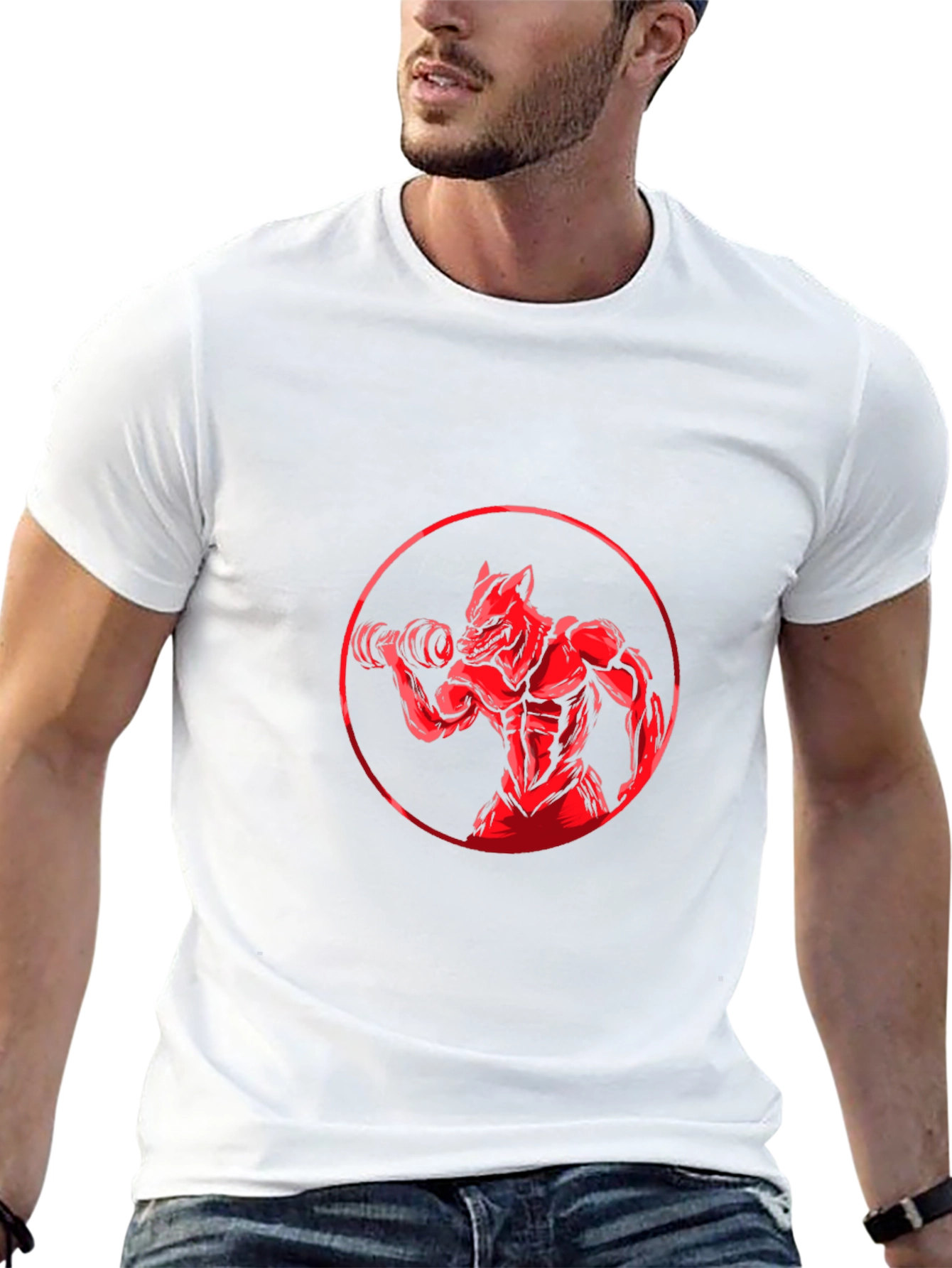 Red Wolf Gym T-Shirt