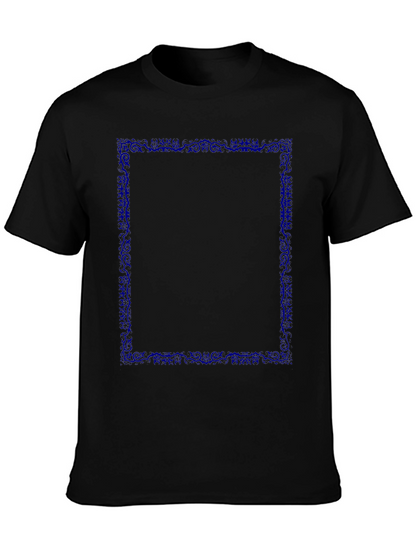 Graphic Tee - Dark Blue Border