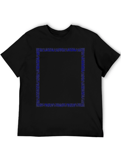 Graphic Tee - Dark Blue Border