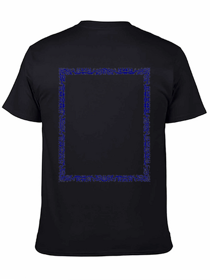 Graphic Tee - Dark Blue Border