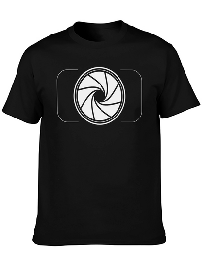 Camera Lens Aperture Graphic T-Shirt