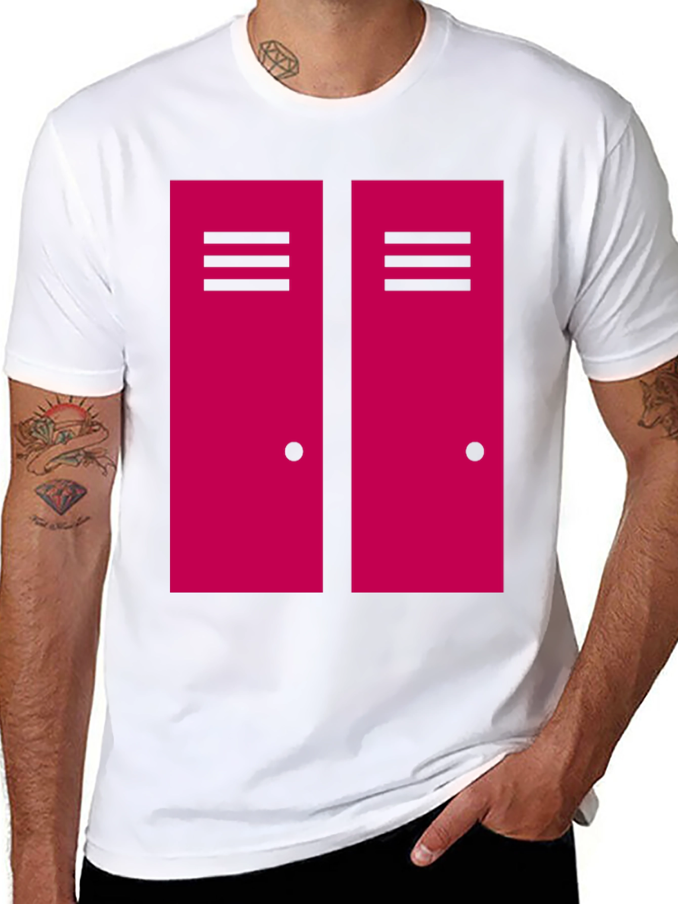 Locker Room Graphic Tee - Fun & Unique Design