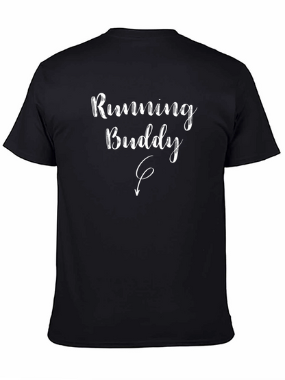 Running Buddy Black Graphic Tee