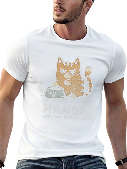 Hangry Kitten T-Shirt - Emotional Support Tee