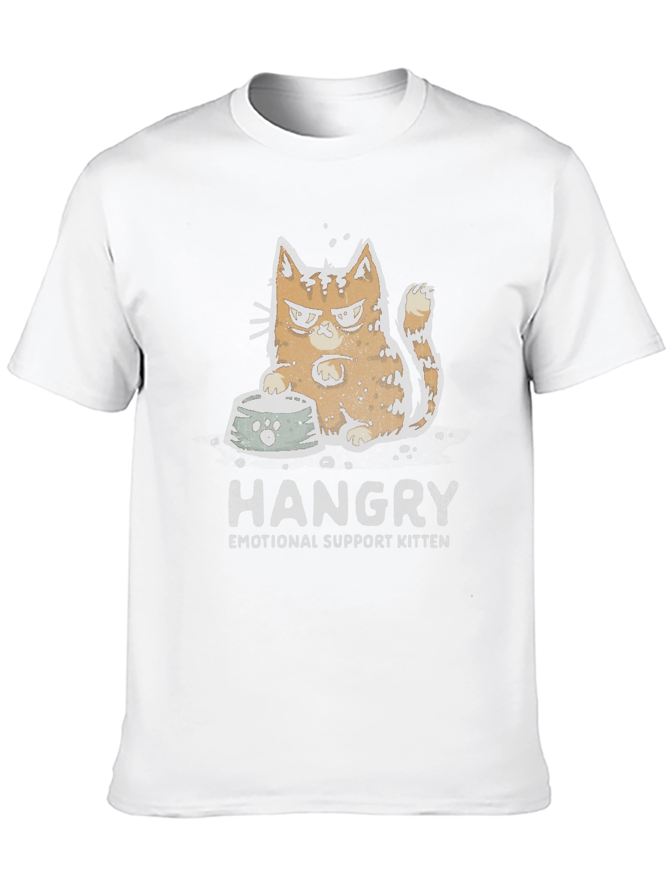 Hangry Kitten T-Shirt - Emotional Support Tee