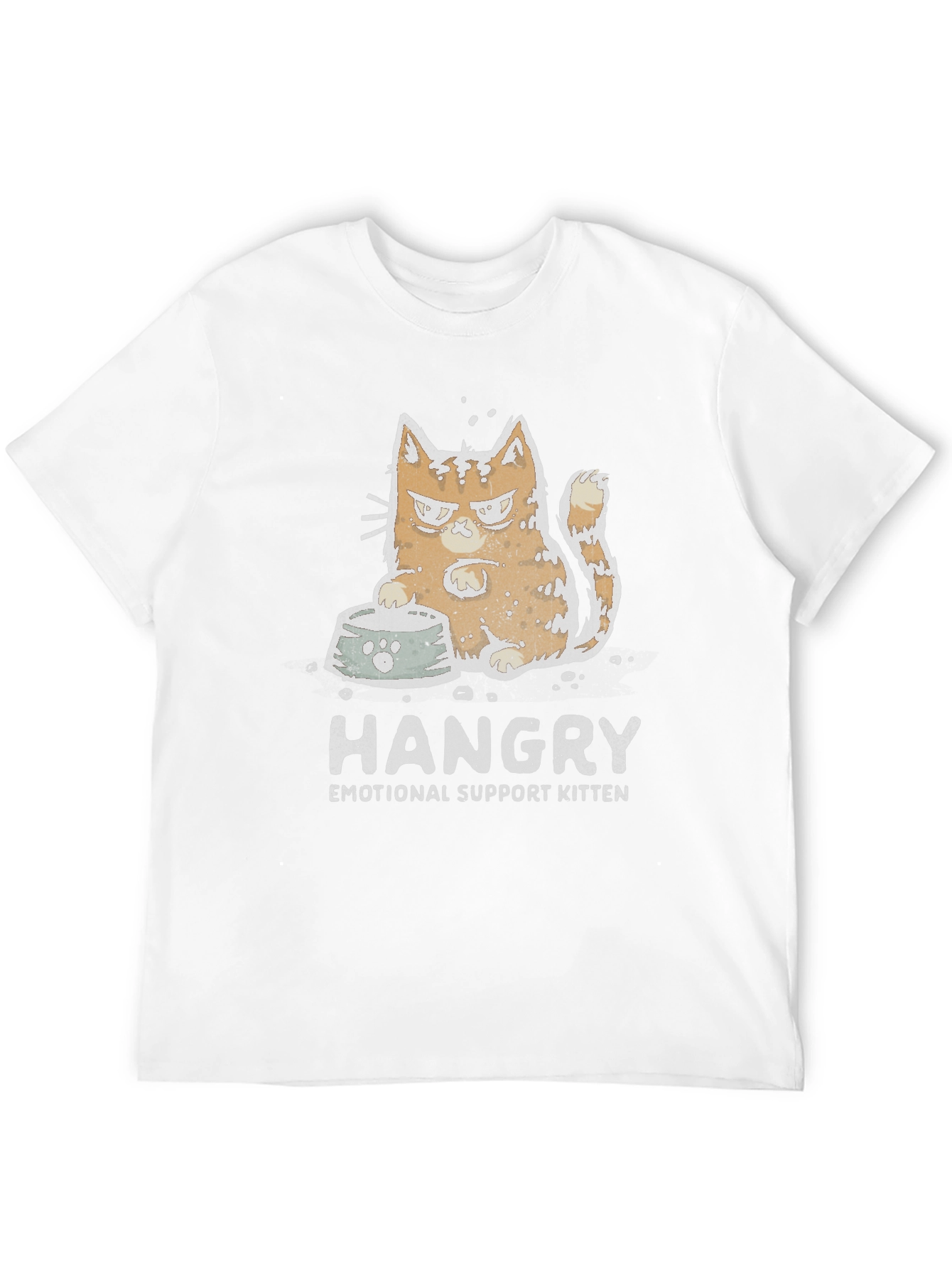Hangry Kitten T-Shirt - Emotional Support Tee