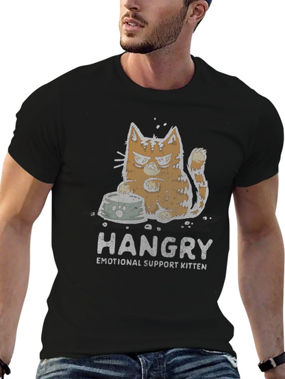 Hangry Kitten T-Shirt - Emotional Support Tee