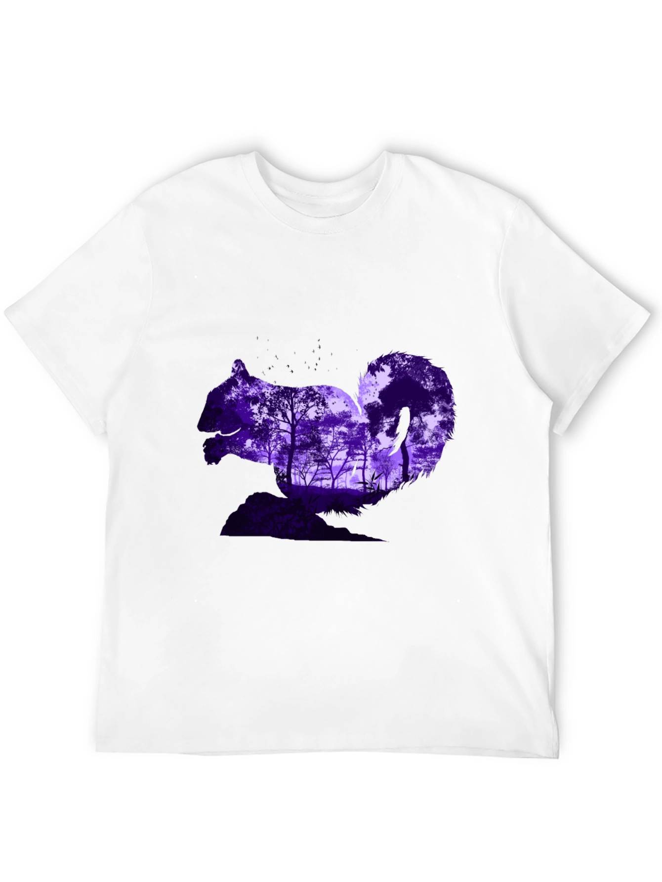 Squirrel Forest Print Tee