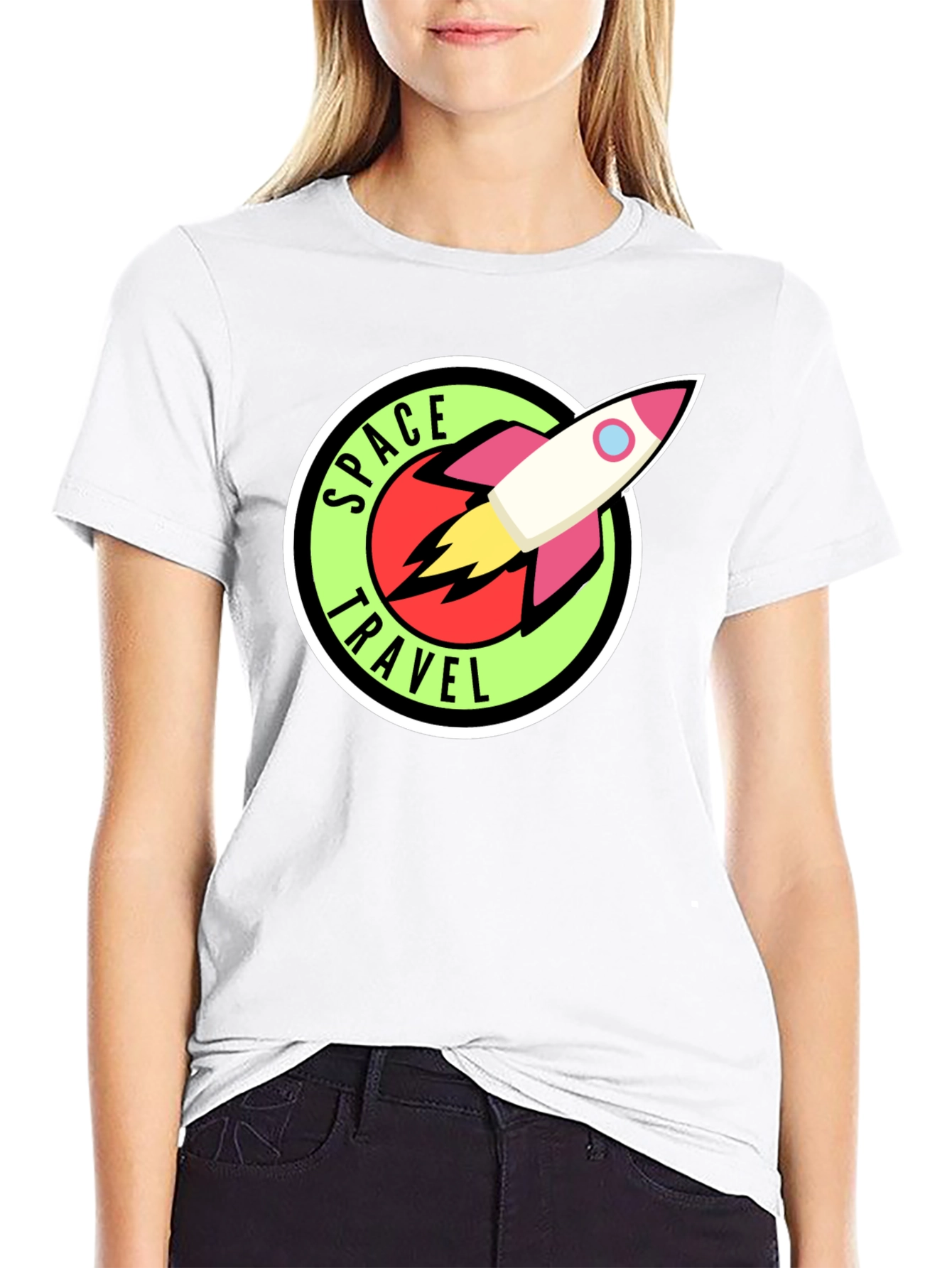 Space Travel Graphic T-Shirt