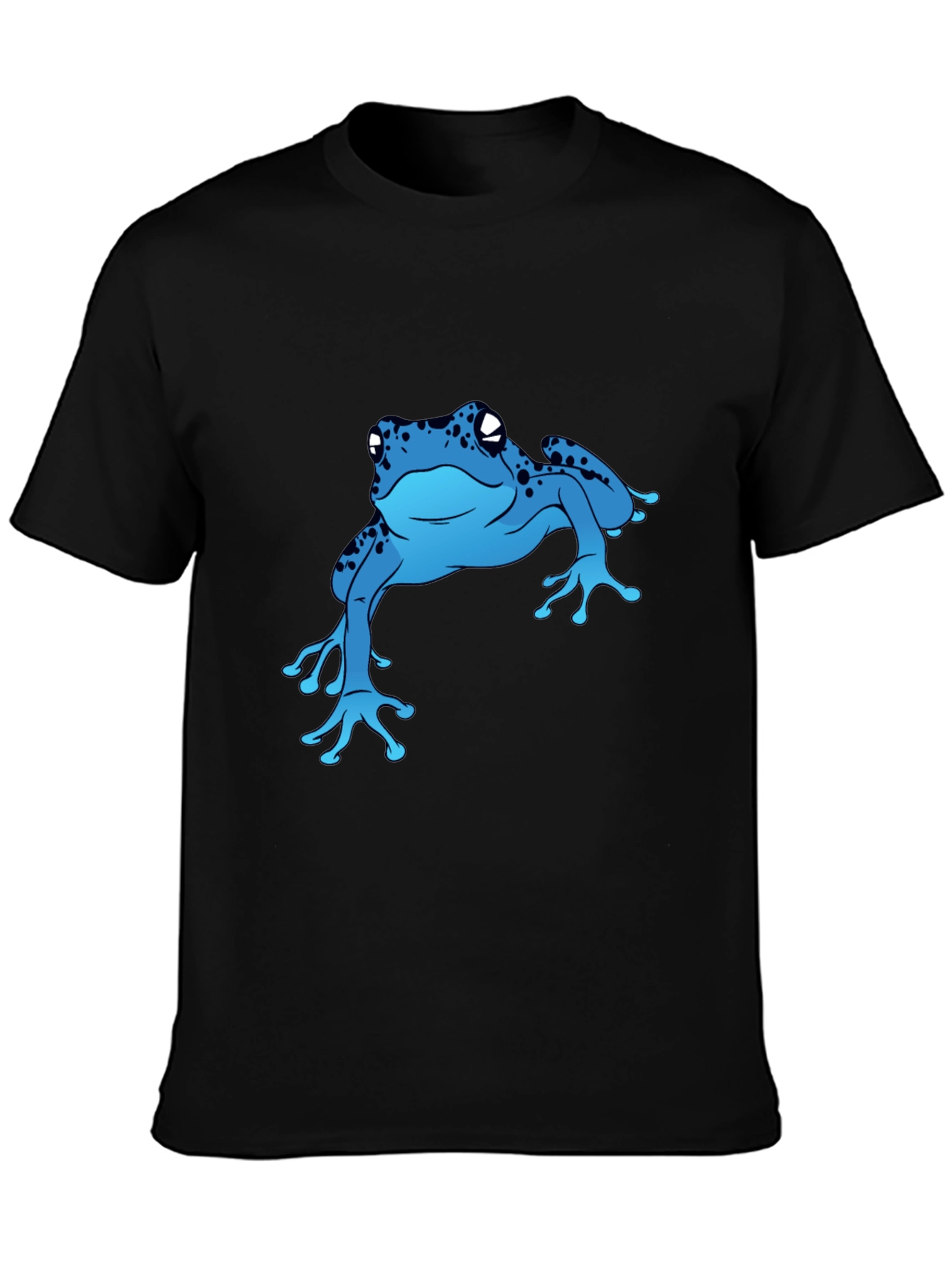 Blue Frog Graphic T-Shirt - Casual Style