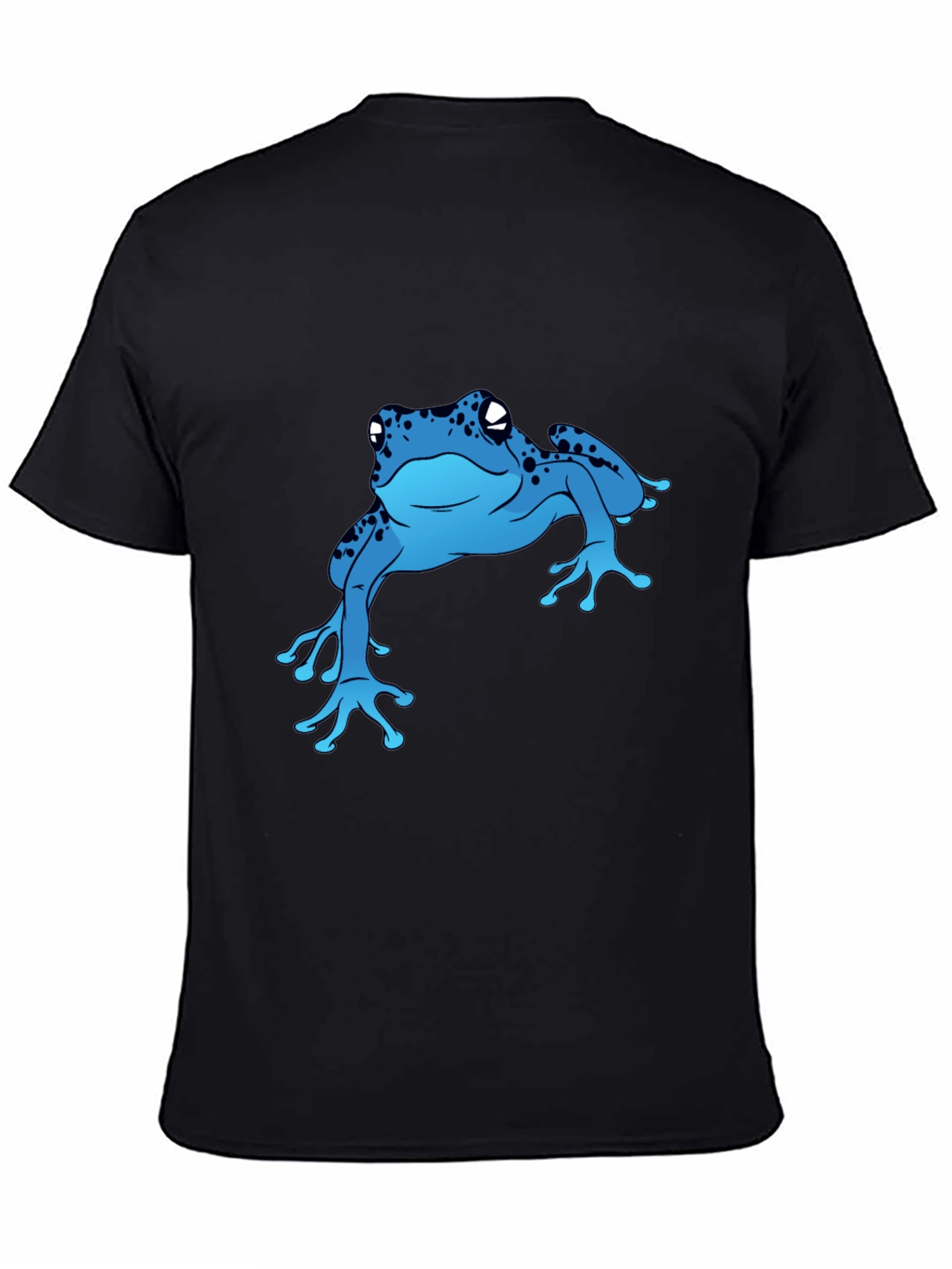 Blue Frog Graphic T-Shirt - Casual Style