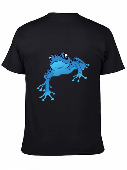 Blue Frog Graphic T-Shirt - Casual Style