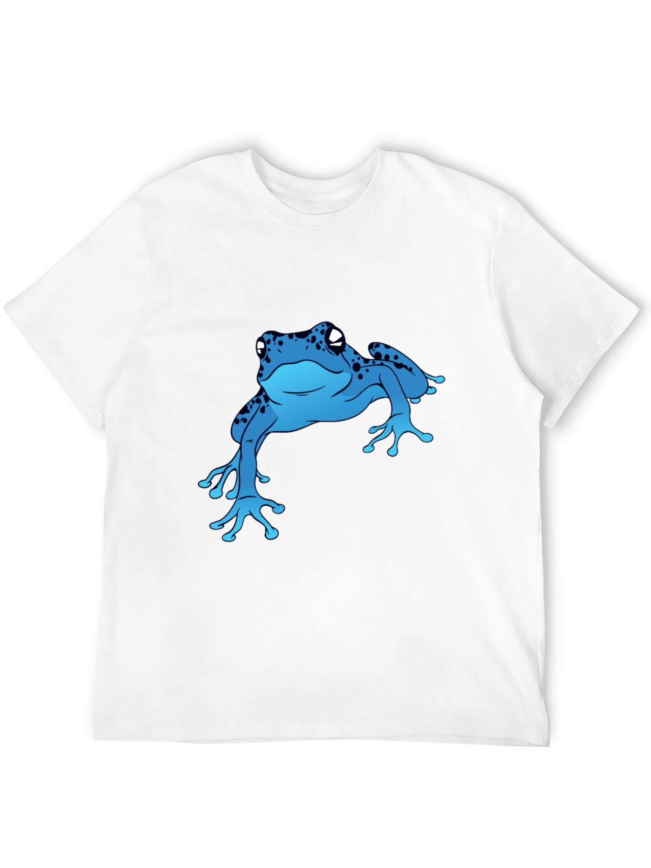 Blue Frog Graphic T-Shirt - Casual Style