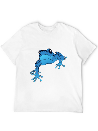 Blue Frog Graphic T-Shirt - Casual Style